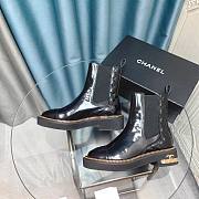 Chanel Chelsea Patent Leather Boots - 2