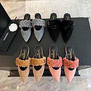 Chanel Suede Leather Slingback shoes - 1