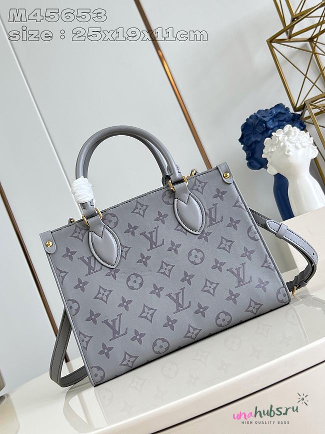 Louis Vuitton Onthego PM Grey Monogram - 1