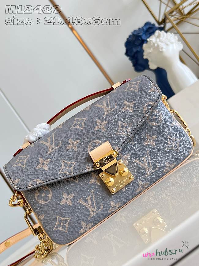 Louis Vuitton Pochette Métis East West Trianon Gray Bag M12429 - 1