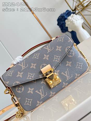 Louis Vuitton Pochette Métis East West Trianon Gray Bag M12429