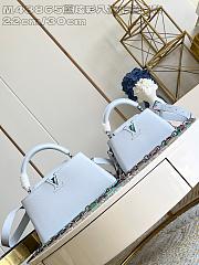 Louis Vuitton Capucines East-West Bag Light blue - 1