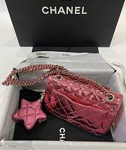 Chanel CF 24C Hollywood Silver Mirror Bag Pink - 3