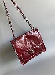 Chanel Red Shoulder Flap Bag - 28*25*9cm - 5