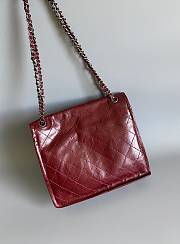 Chanel Red Shoulder Flap Bag - 28*25*9cm - 4