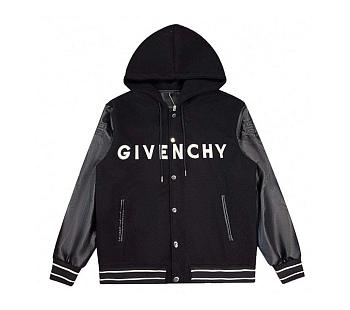 Givenchy Hoodie Jacket Black Leather