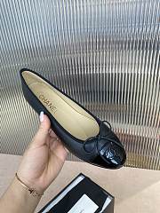 Chanel Lambskin Ballerina Flats Black - 4