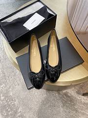 Chanel Lambskin Ballerina Flats Black - 5