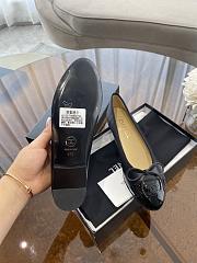 Chanel Lambskin Ballerina Flats Black - 3