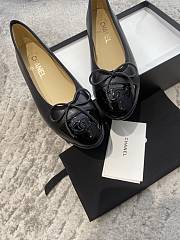 Chanel Lambskin Ballerina Flats Black - 2