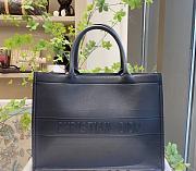 Dior Leather Black Book Tote - 1