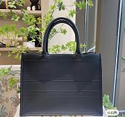 Dior Leather Black Book Tote - 4