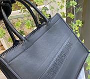 Dior Leather Black Book Tote - 2