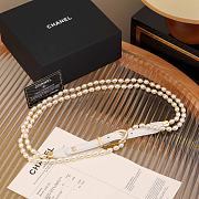 Chanel Chain Belt With Pearl Chain & Gold Buckle - 4