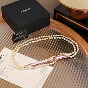 Chanel Chain Belt With Pearl Chain & Gold Buckle - 2