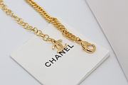 Chanel Gold Chain Belt CC Logo - 3
