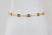 Chanel Gold Chain Belt CC Logo - 5