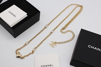 Chanel Heart Gold Chain Belt