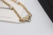 Chanel Heart Gold Chain Belt - 2