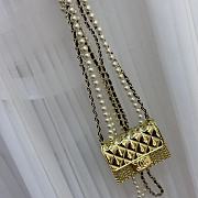 Chanel Chain Belt With Bag Charm and Pearl - 1