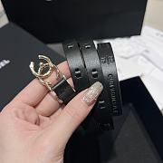 CHANEL Calfskin Metal CC Chain Belt  - 2