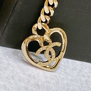 Chanel Chain Belt Gold With Heart Logo - 4