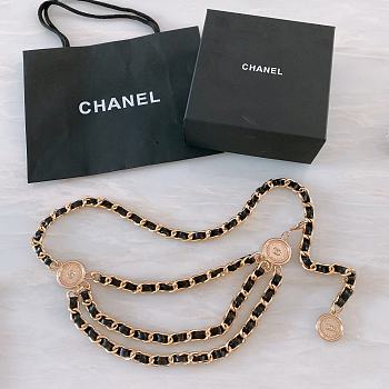 Chanel Chain Belt Black