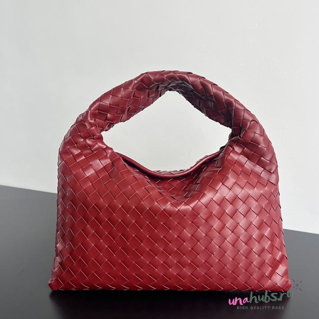 Bottega Veneta Red Hop Medium Size Bag - 41x20.5x7.5 cm - 1