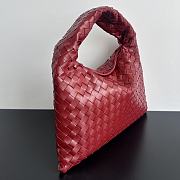 Bottega Veneta Red Hop Medium Size Bag - 41x20.5x7.5 cm - 5