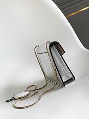 Serpenti Forever Crossbody Bag in silver Molten lizard skin - 20*14*4.5Cm - 3