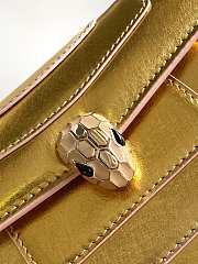 Serpenti Forever Crossbody Bag in gold Molten lizard skin - 17 X 11 X 5Cm - 2