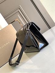 Bvlgari Serpenti Forever black patent cross-body bag - 22*15*4.5Cm - 2