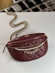 Chanel Waist Bag Pearl&Gold Chain - 17x24 X 11cm - 2