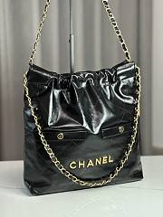 Chanel 22 Bag In Black Leather  - 6