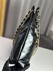 Chanel 22 Bag In Black Leather  - 4