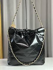 Chanel 22 Bag In Black Leather  - 3