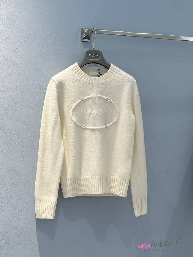 Prada Wool and cashmere crew-neck sweater - 1