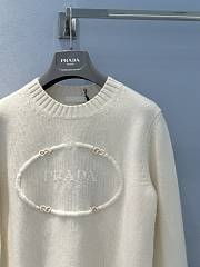 Prada Wool and cashmere crew-neck sweater - 4