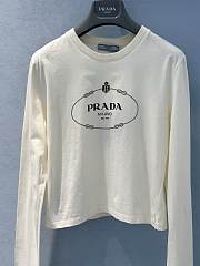 Prada Logo-Embroidered Cotton Sweatshirt - 2