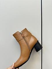 Hermes Compact Short Leather Boots - 3