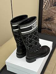 Dior D-Major Boot Black Tweed - 3