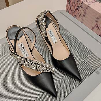 Jimmy Choo Flos 100 Crystal Embellished Pumps