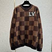 Louis Vuitton Damier Ebene Brown Sweater - 1