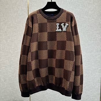 Louis Vuitton Damier Ebene Brown Sweater