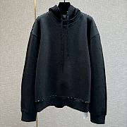 Valentino Black Stud Hoodie - 1