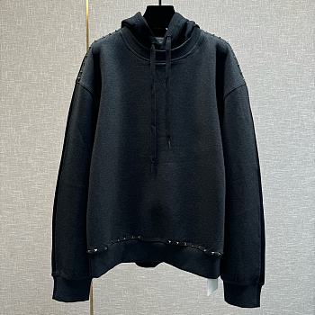 Valentino Black Stud Hoodie