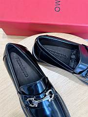 Ferragamo Patent Black Loafer - 5