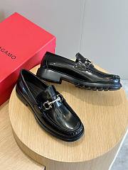 Ferragamo Patent Black Loafer - 3