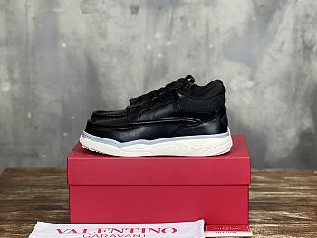 Valentino Mid-Top Runboot Split Leather Sneaker