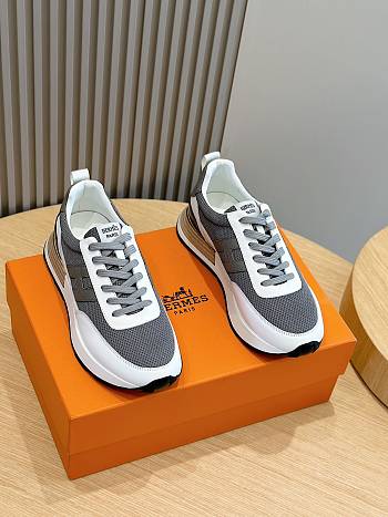 Hermes H Logo Grey Sneakers